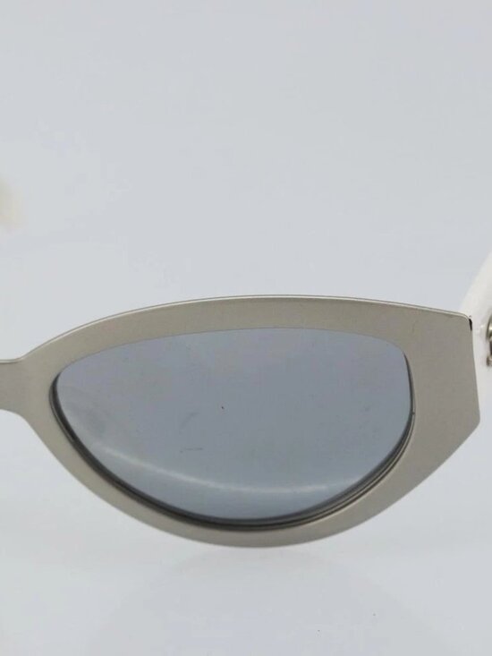 CHANEL Sunglasses plastic White CC Auth main image 9